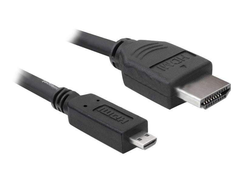 DELOCK Kabel HDMI A-D St/St 3,0m Vorderansicht