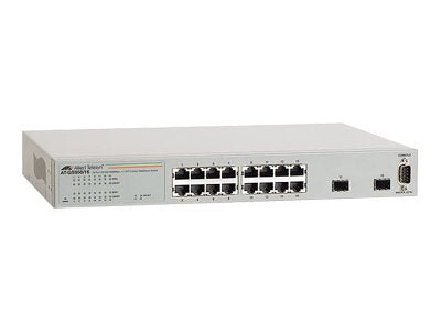 ALLIED 16x10/100/1000BaseT WebSmart Switch - Vorderansicht