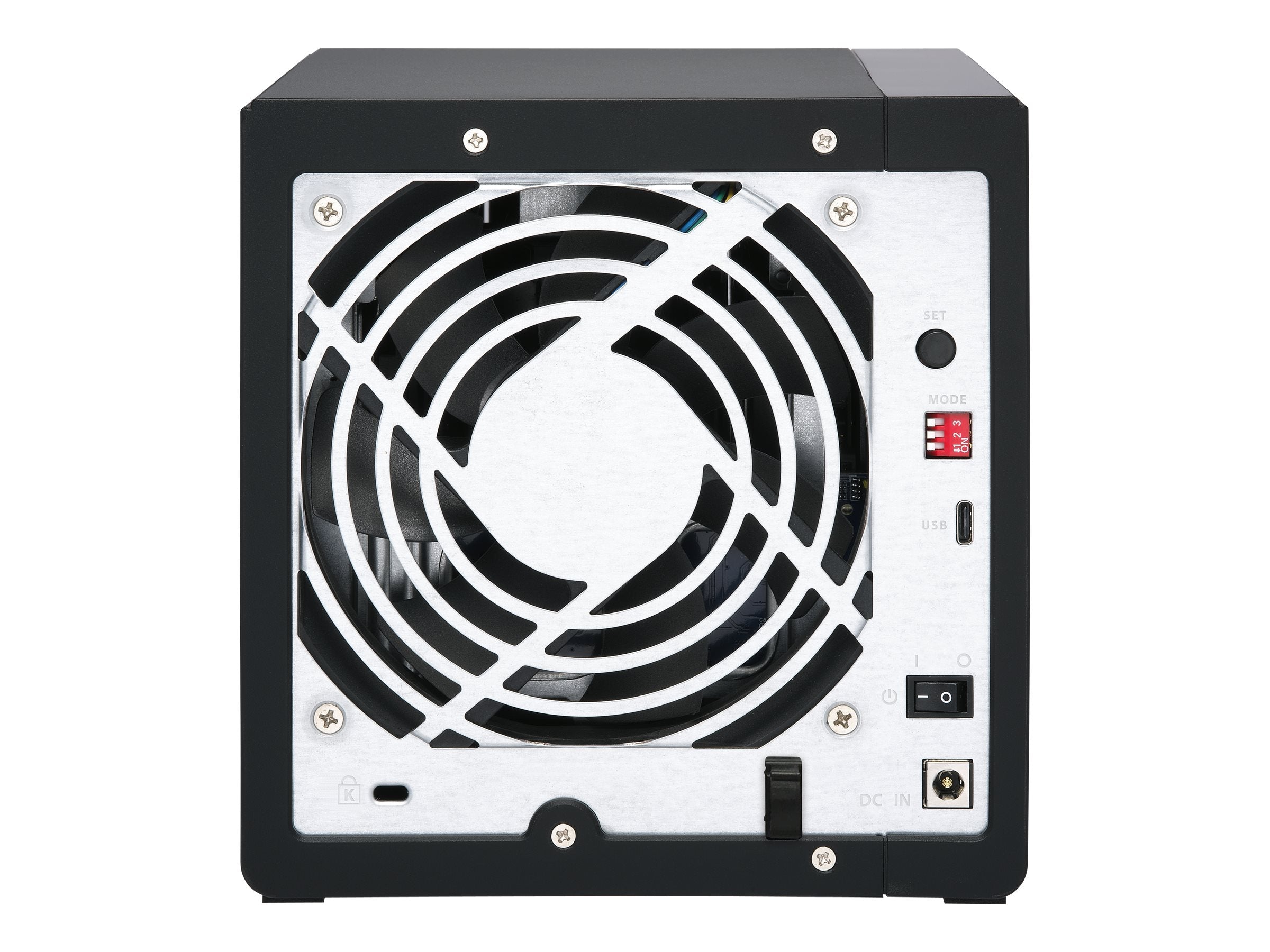 QNAP TR-004 4-bay Festplatten-Array Vorderansicht