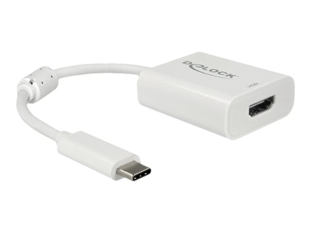 DELOCK USB Type-C Adapter zu HDMI DP Alt Mode 4K 60Hz mit HDR Funktion - Vorderansicht