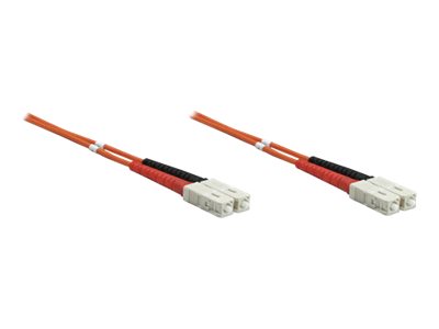 INTELLINET LWL Kabel SC/SC OM2 1m orange Duplex Multimode Anschluss