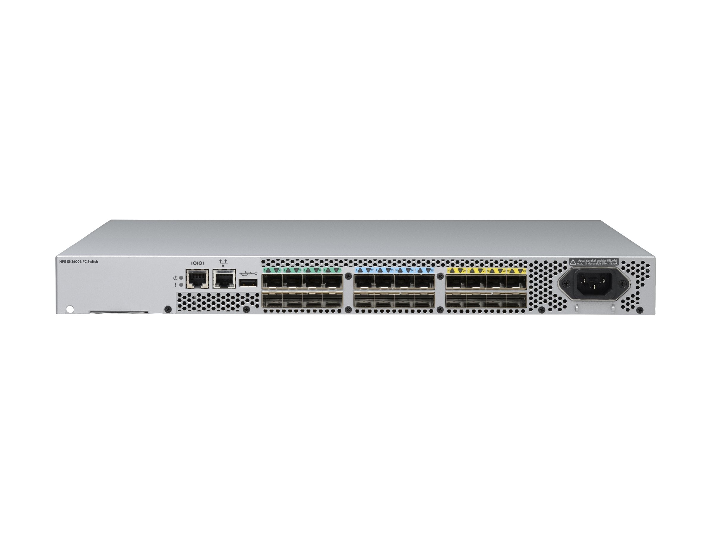 HPE SN3600B 32Gb 24/8 8-port 32Gb Short Wave SFP28 Fibre Channel Switch - Verpackung