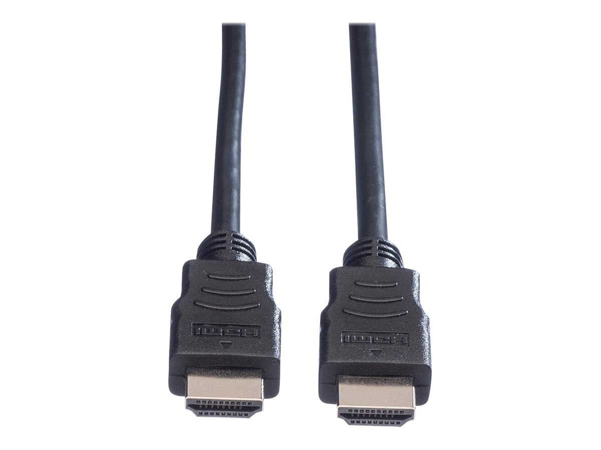 VALUE HDMI High Speed Kabel mit Ethernet schwarz 20m - Vorderansicht