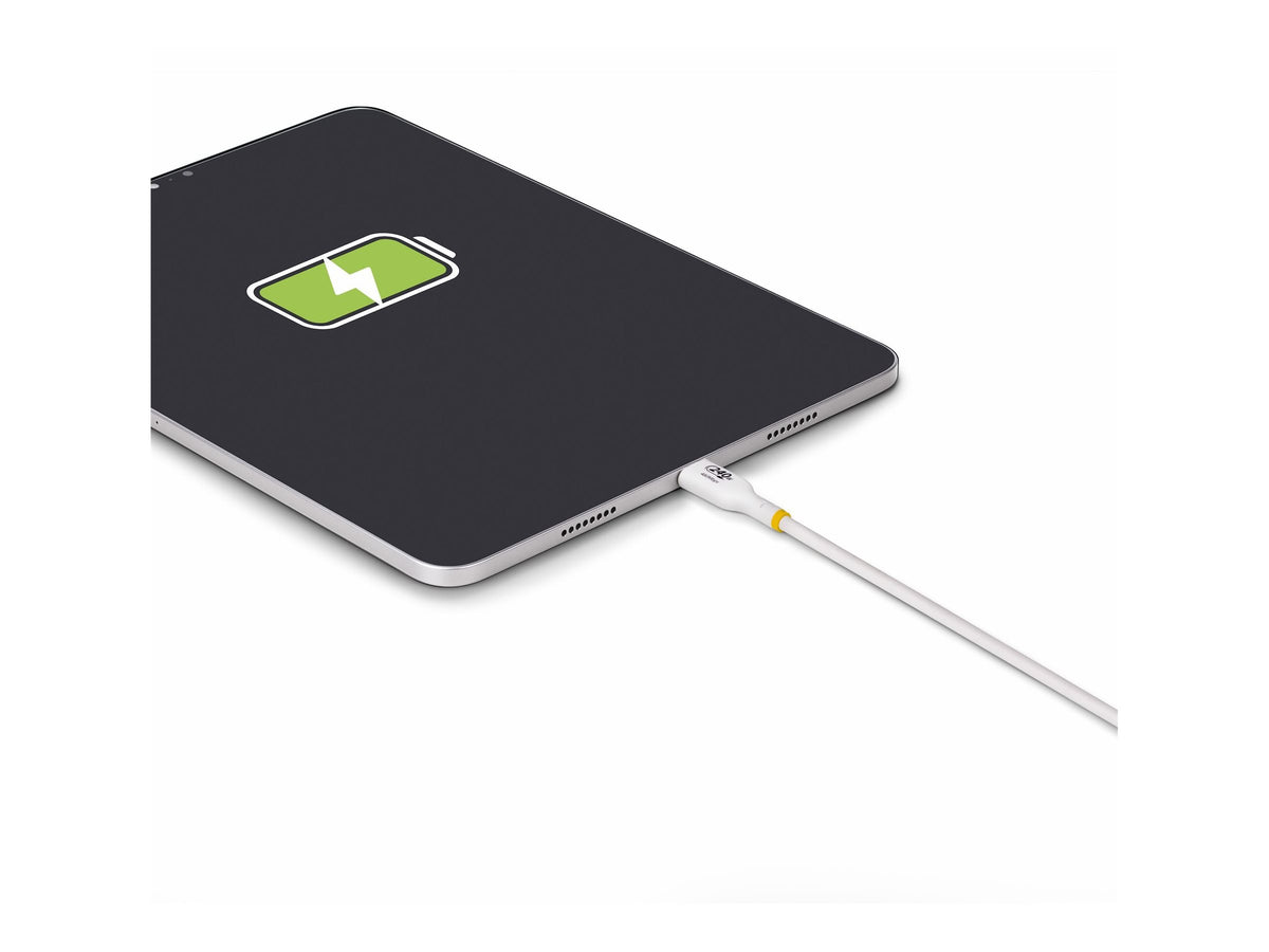 STARTECH.COM 4m Weisses USB-C Ladekabel USB-IF zertifiziert USB C Schnellladekabel 240W PD EPR USB C 2.0 Laptop-Ladekabel