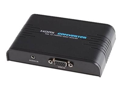 TECHLY VGA/Audio zu HDMI Konverter erlaubt die Wiedergabe von Bild und Ton unterstuetzt HDCP 1.2