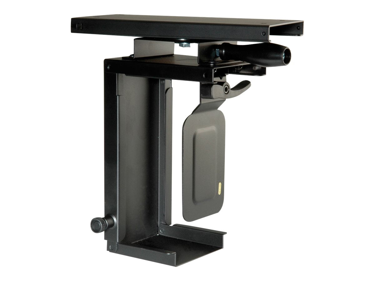 ROLINE Mini-PC-Halter ausziehbar drehbar schwarz - Vorderansicht