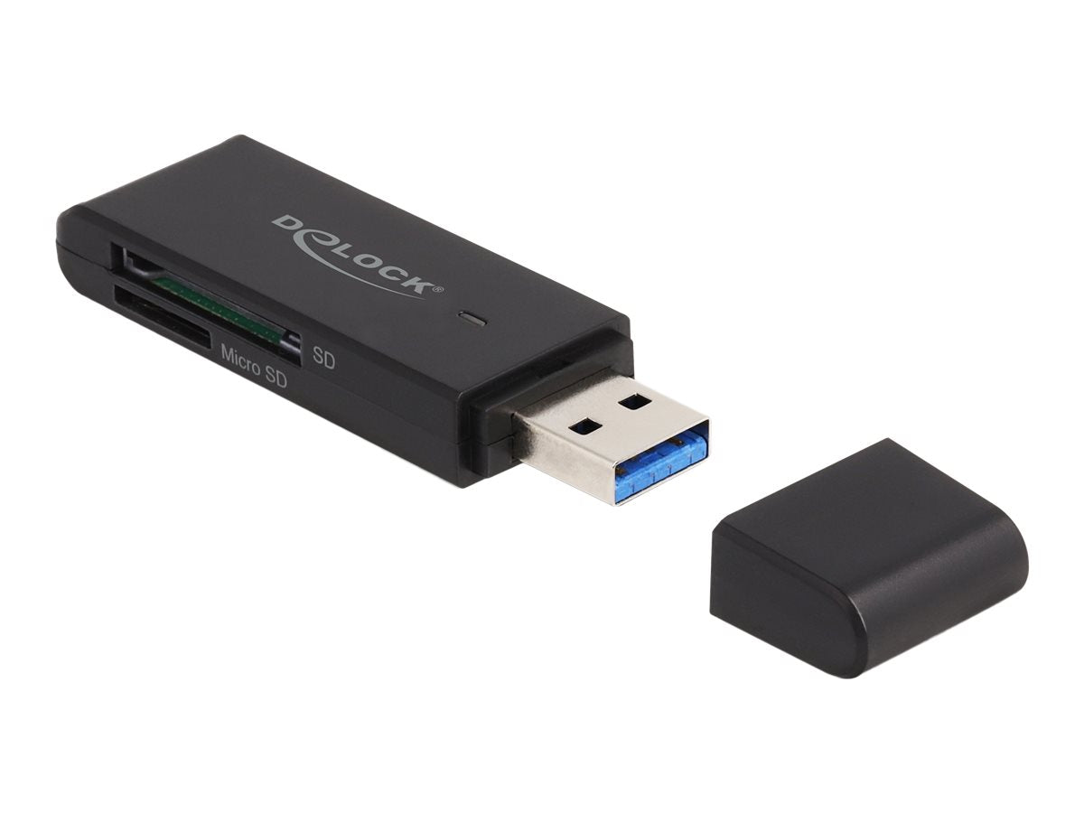 DELOCK Card Reader SuperSpeed USB 5 Gbps Vorderansicht