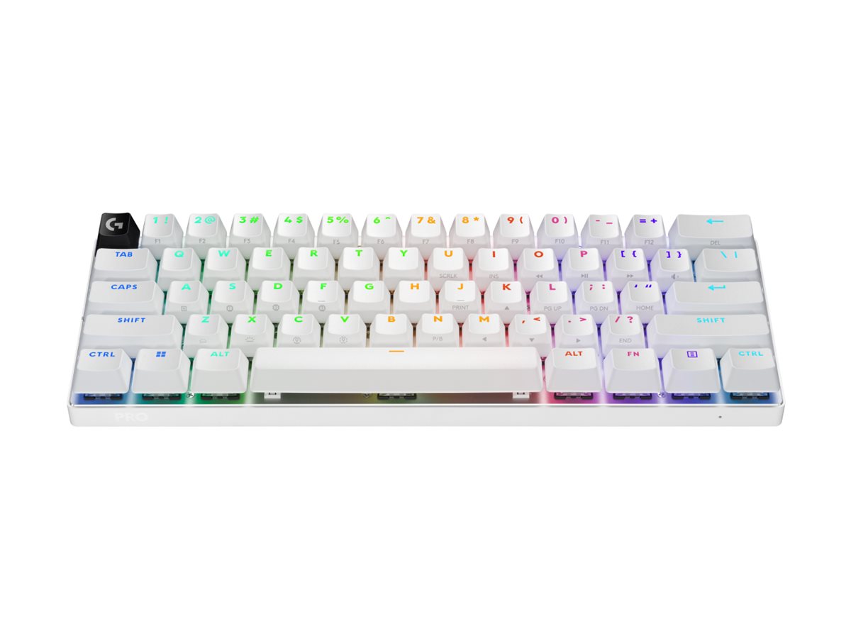 LOGITECH PRO X 60 LIGHTSPEED Wireless Gaming Keyboard Tactile - White - NORDIC-613 (PAN)