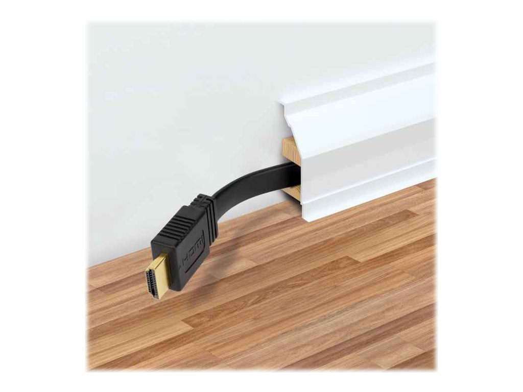 MANHATTAN Flaches High Speed HDMI-Kabel 10m - Vorderansicht