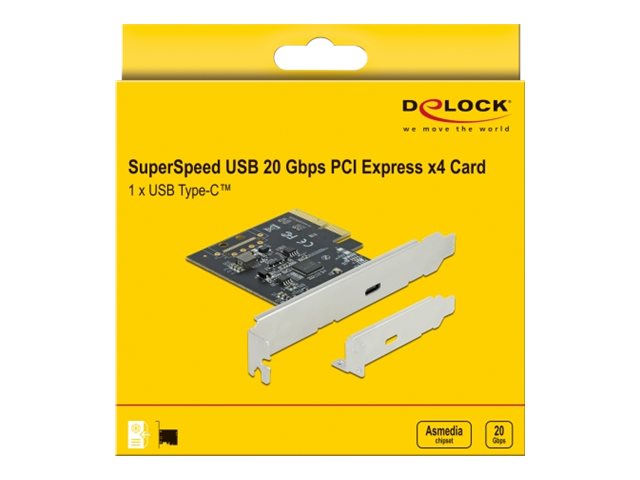 DELOCK PCI Express x4 Karte Verpackung