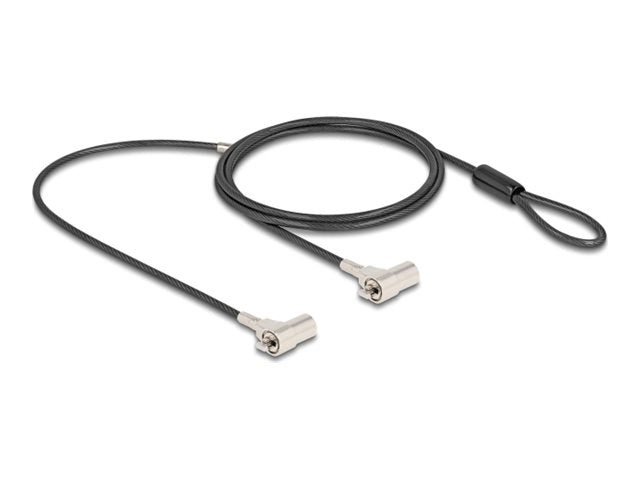 NAVILOCK Dual Notebook Sicherungskabel mit Schlüssel - Vorderansicht