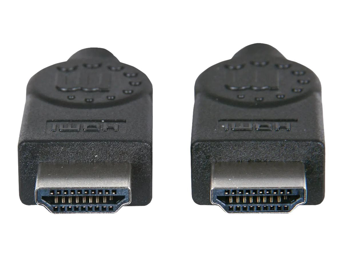 MANHATTAN High Speed HDMI-Kabel ARC 3D 4K30Hz HDMI-Stecker auf HDMI-Stecker geschirmt schwarz 15m