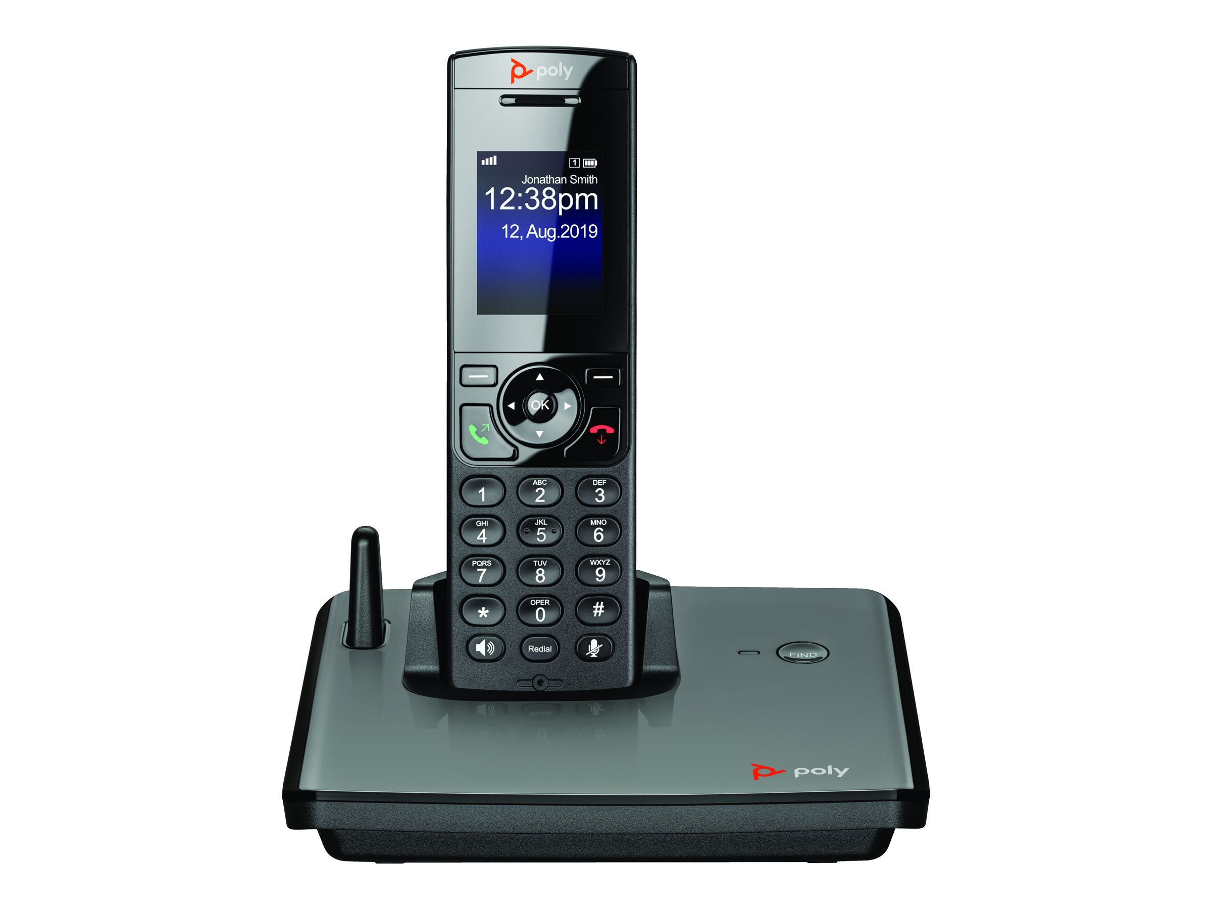 HP Poly VVX D230/60 Gürtelclip im Einsatz