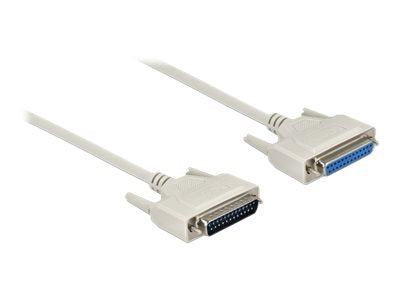 DELOCK Serielles Kabel D-Sub 25 Stecker zu Buchse 3m - Verpackung