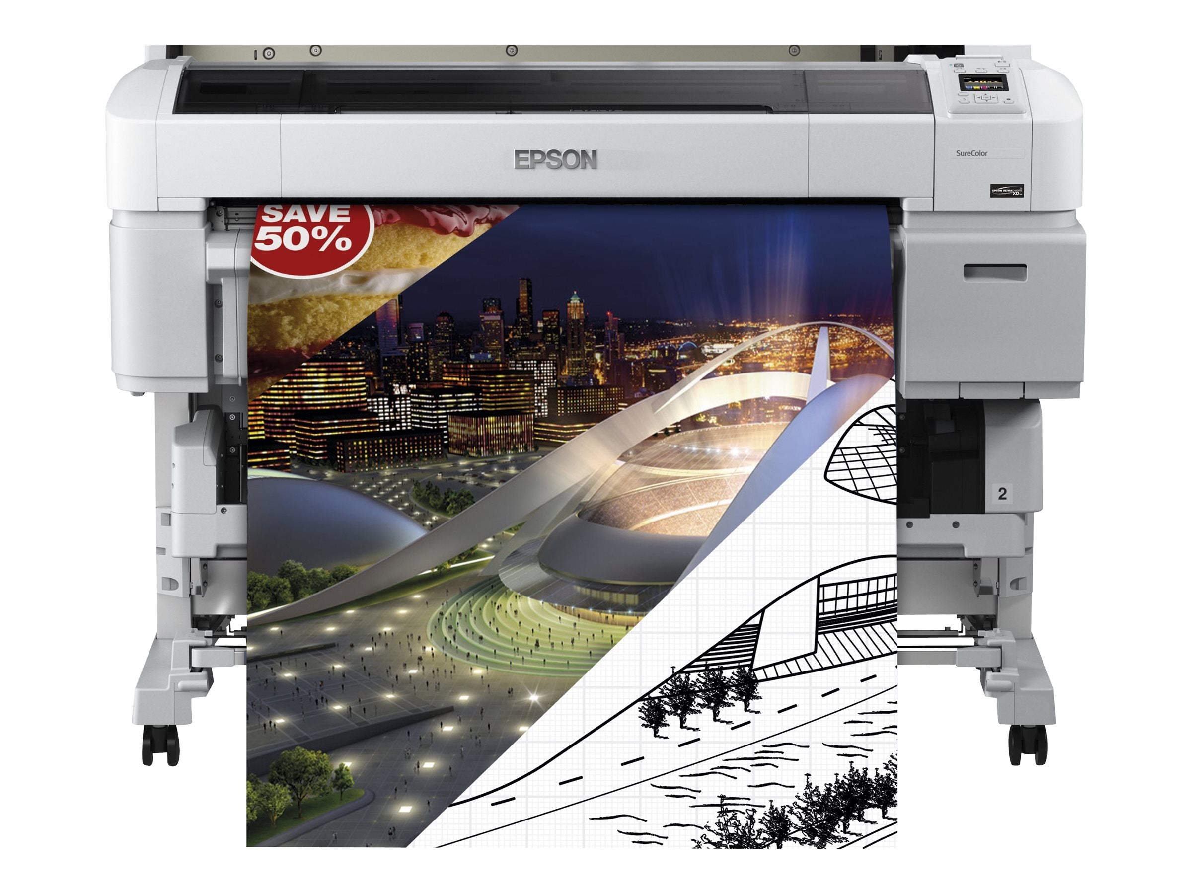EPSON SureColor SC-T5200 PS MFP Vorderansicht