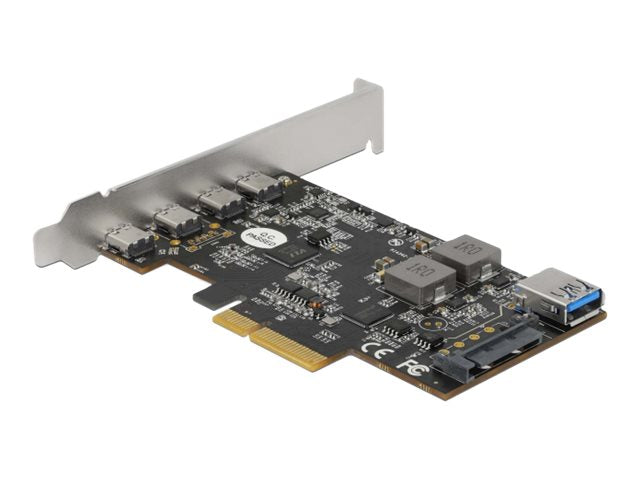 DELOCK PCI Express x4 Karte Vorderansicht