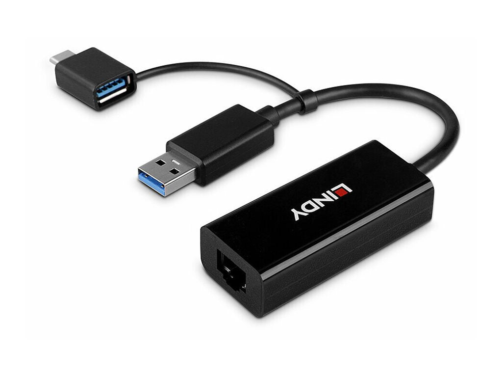 LINDY USB 3.2 Gen 1 Gigabit Ethernet Converter Detailansicht