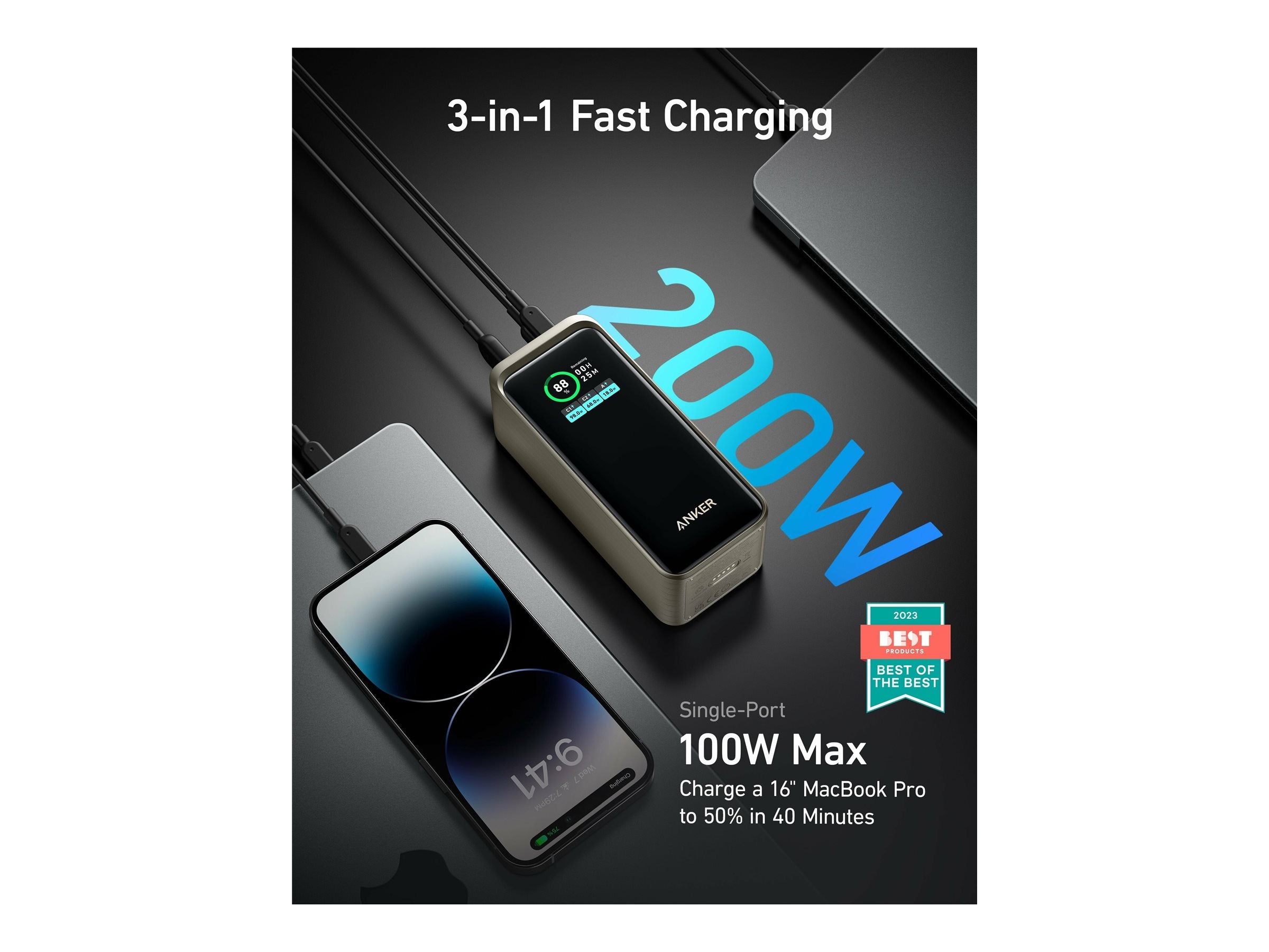 ANKER Prime PowerBank Rückansicht