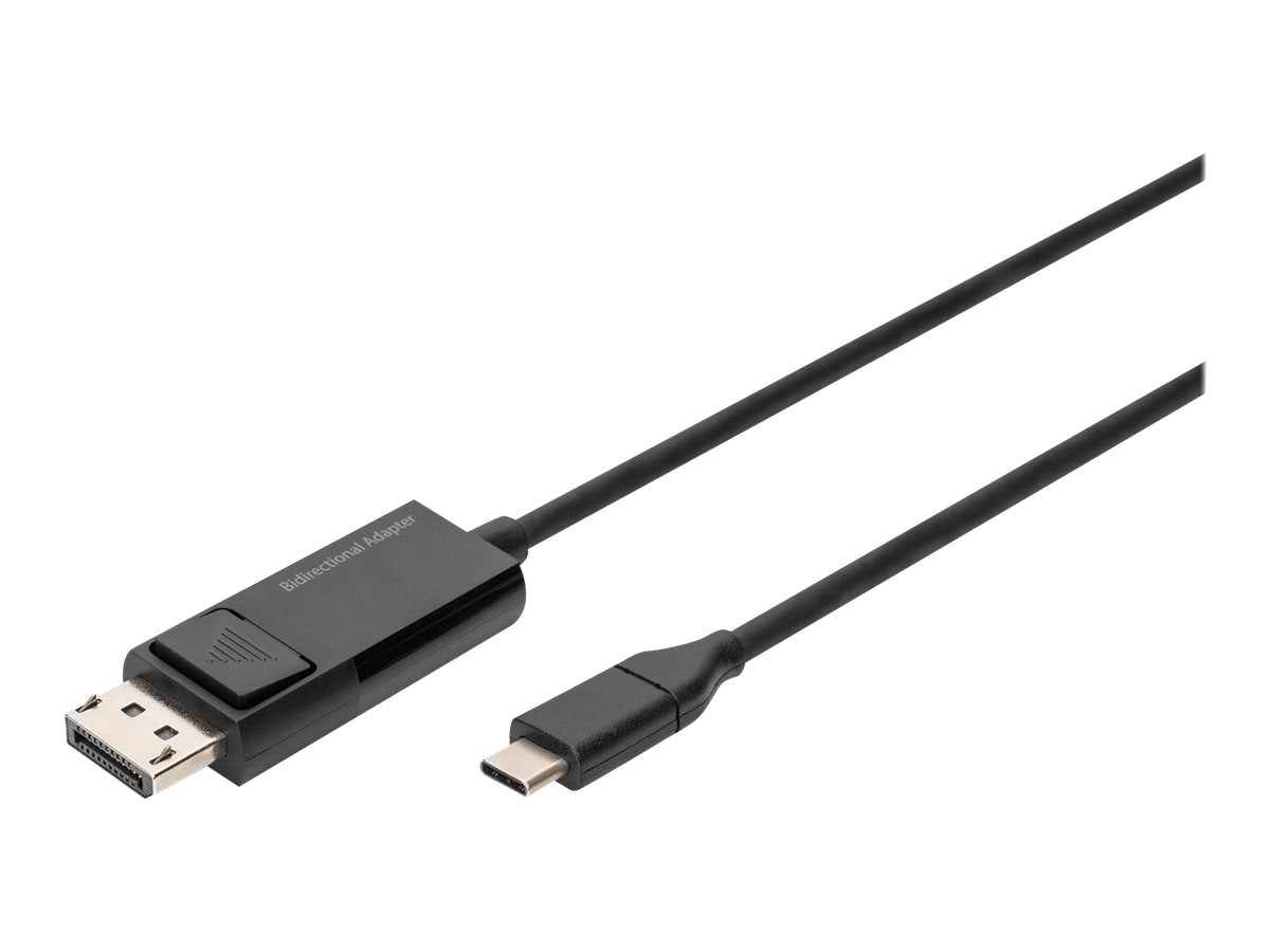 DIGITUS USB Type-C to DisplayPort Videoadapterkabel Vorderansicht