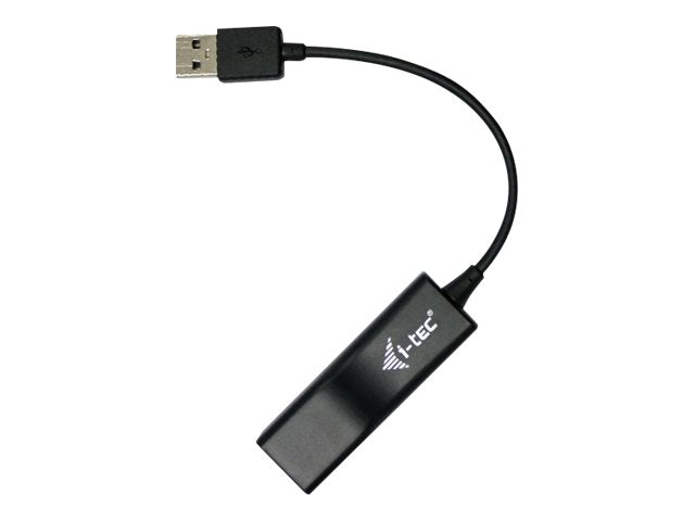 I-TEC USB 2.0 Advance 10/100 Fast Ethernet LAN Network Adapter Anschlussansicht