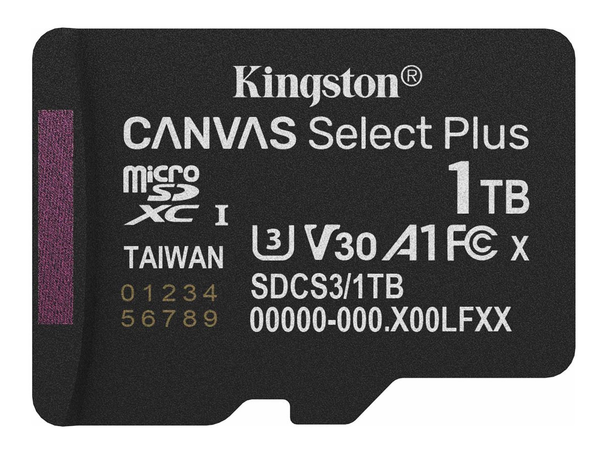 KINGSTON 1TB microSDXC Canvas Select Plus Gen3 Vorderansicht