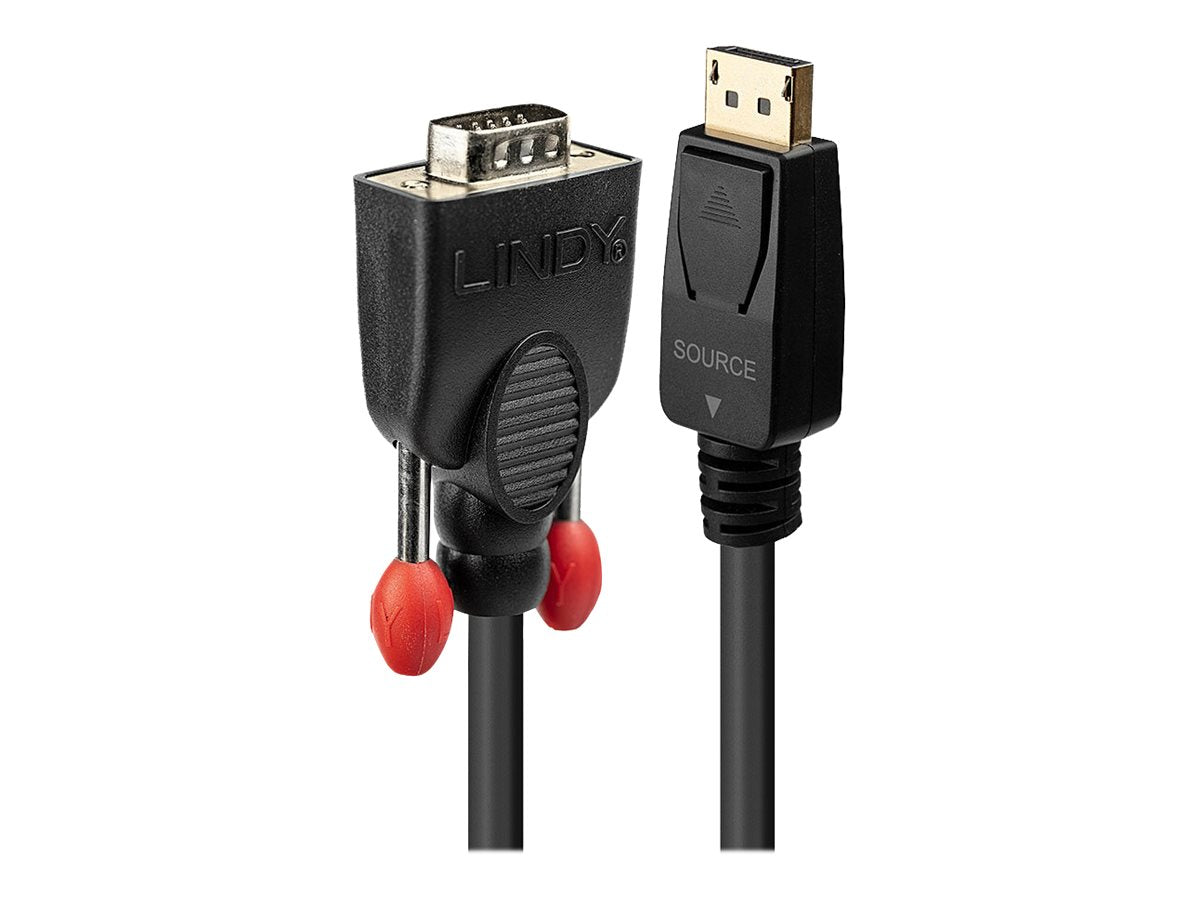 LINDY Konverterkabel DisplayPort/VGA 1m Vorderansicht