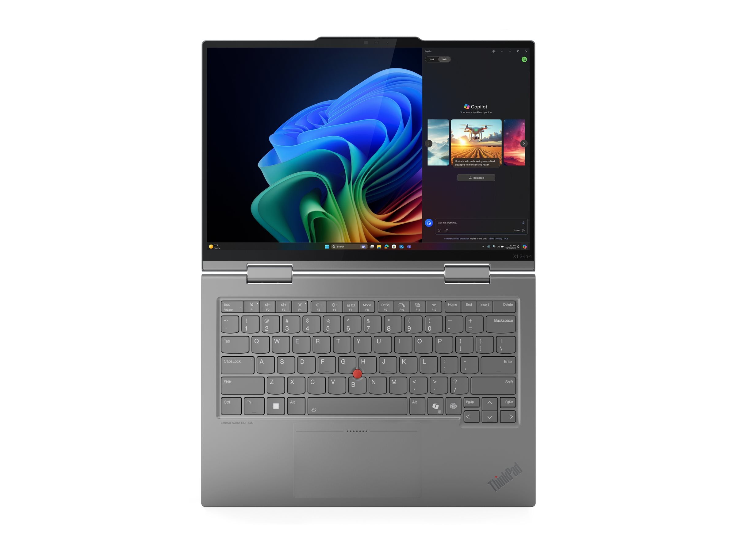 LENOVO ThinkPad X1 2-in-1 G10 Vorderansicht