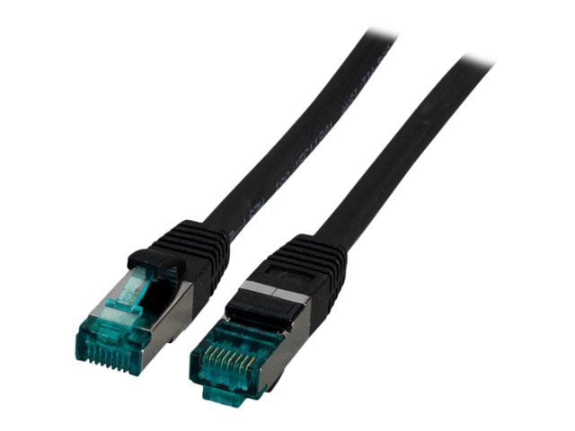 EFB RJ45 Patchkabel S/FTP Cat6A LSZH Schwarz 25m - Verpackung