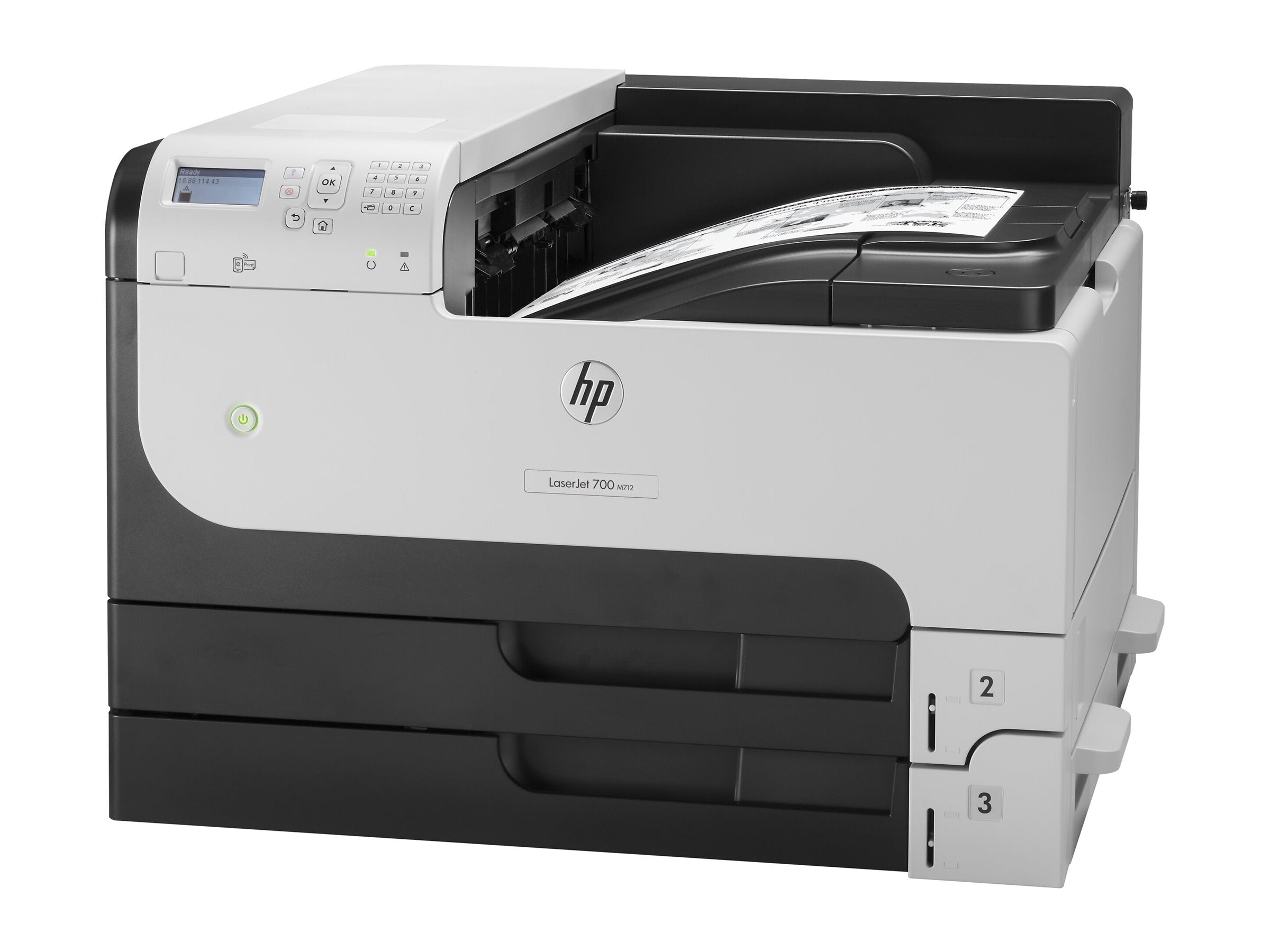 HP LaserJet Enterprise 700 M712dn A3 Drucker Vorderansicht