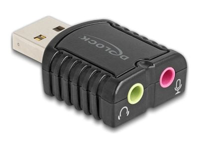 DELOCK Externe USB Soundkarte Vorderansicht