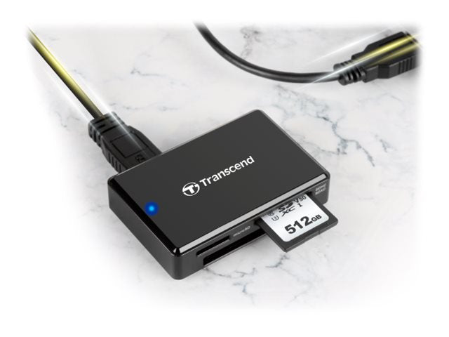 TRANSCEND All-in-1 Multi Memory Card Reader Rückansicht