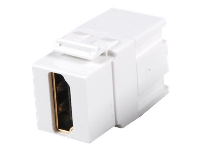 EFB Keystone Einbauadapter HDMI A - A schwarz Vorderansicht