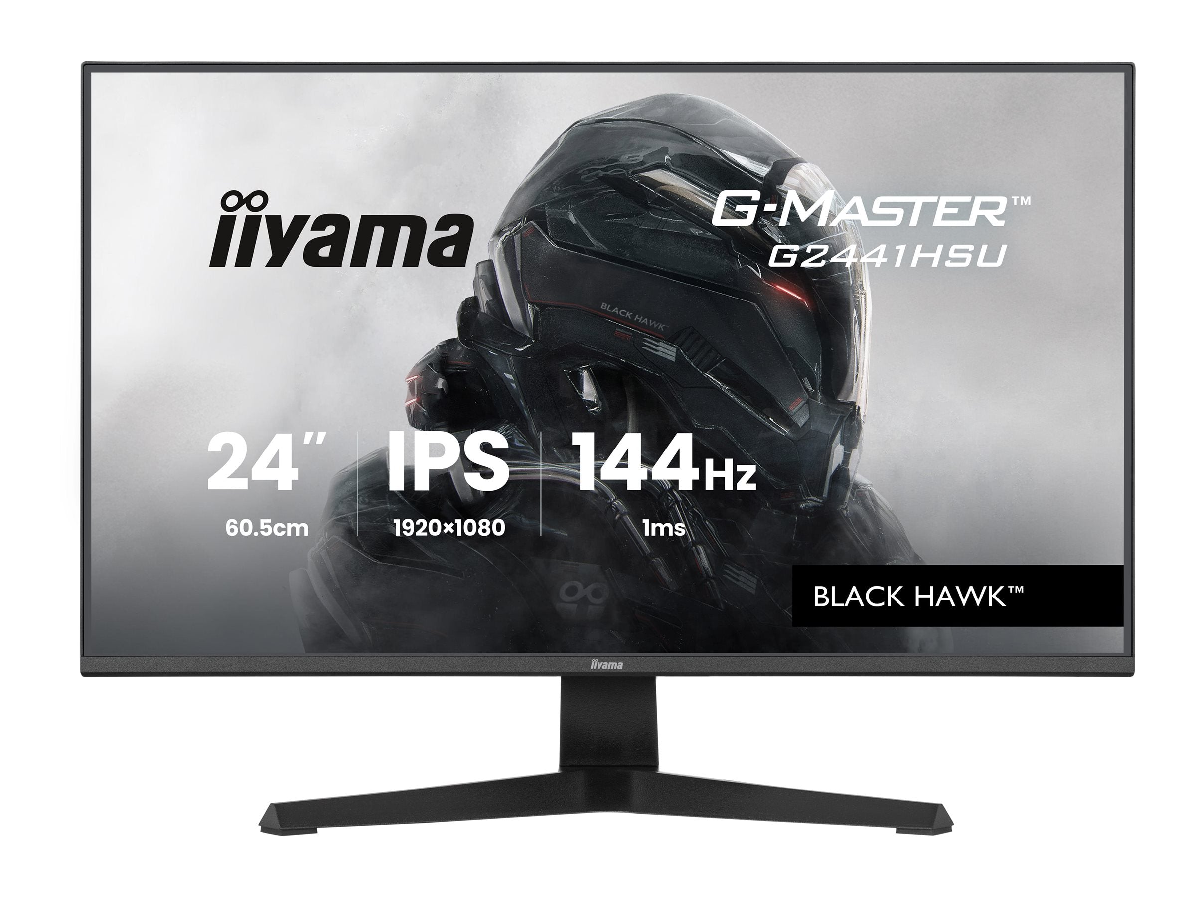IIYAMA G2441HSU-B1 Monitor mit Kabelmanagement