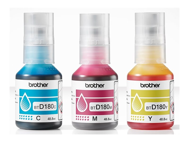 BROTHER BTD180CL Nachfülltinte 3er-Pack Detailaufnahme