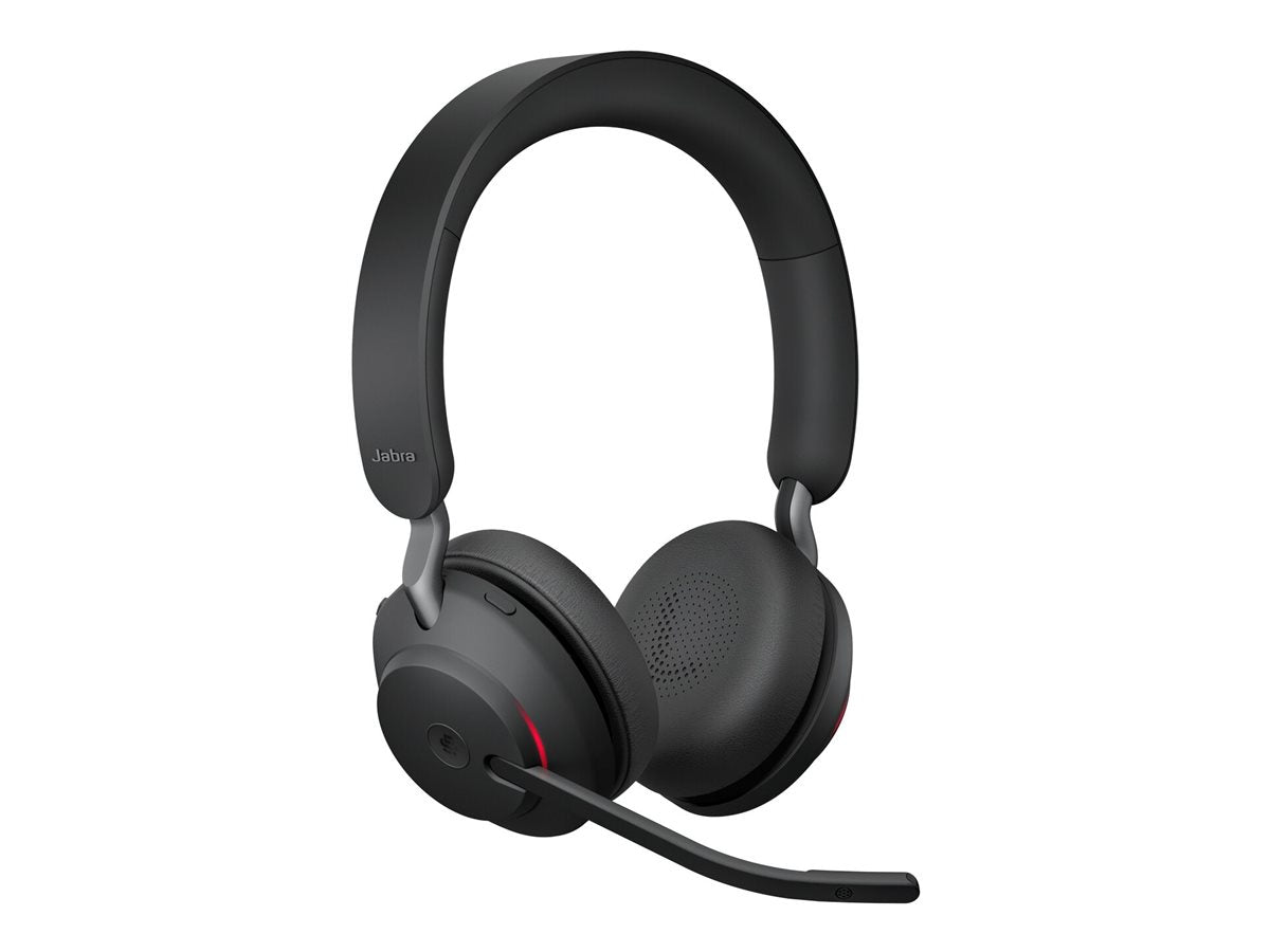 JABRA Evolve2 65 MS Stereo Headset mit Ladestation