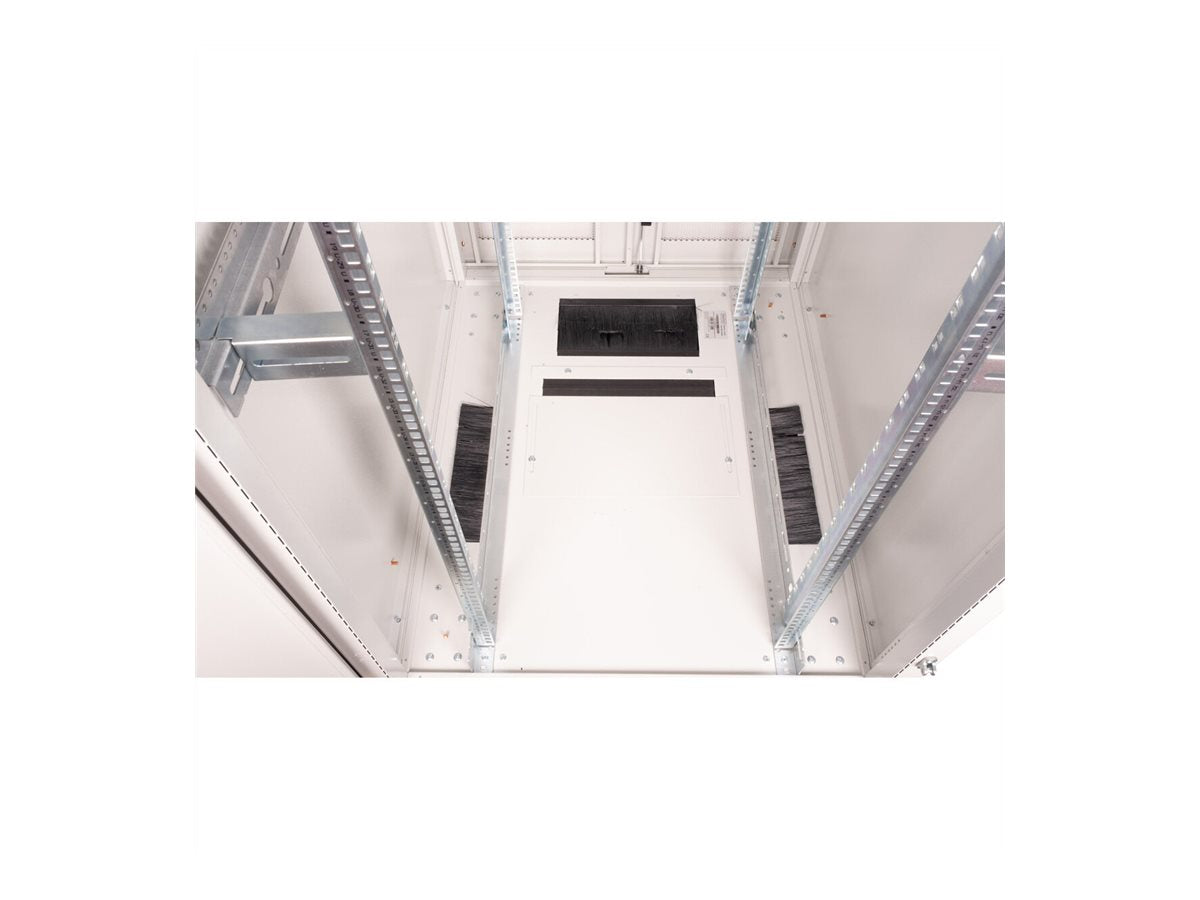 ROLINE Serverschrank 48,26cm 19Zoll 36 HE 800x1000 BxT grau - Innenansicht