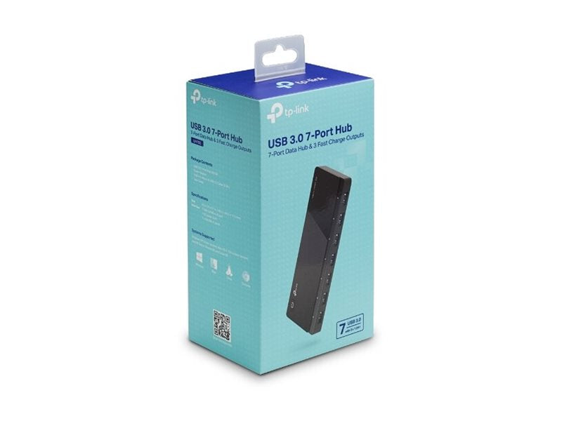 TP-LINK UH700 USB 3.0 7-Port Hub Rückansicht