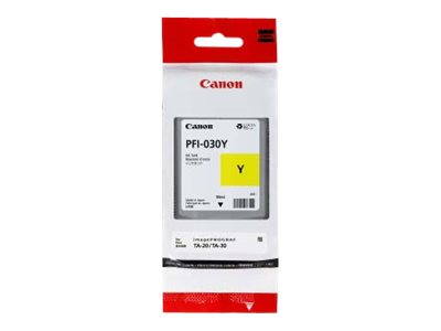 CANON PFI-030 Y Yellow 55ml Tintenbehälter Vorderansicht