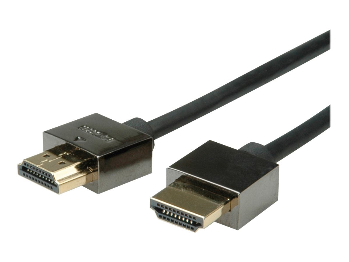 ROLINE Notebook HDMI High Speed Kabel mit Ethernet schwarz 1m - Verpackung
