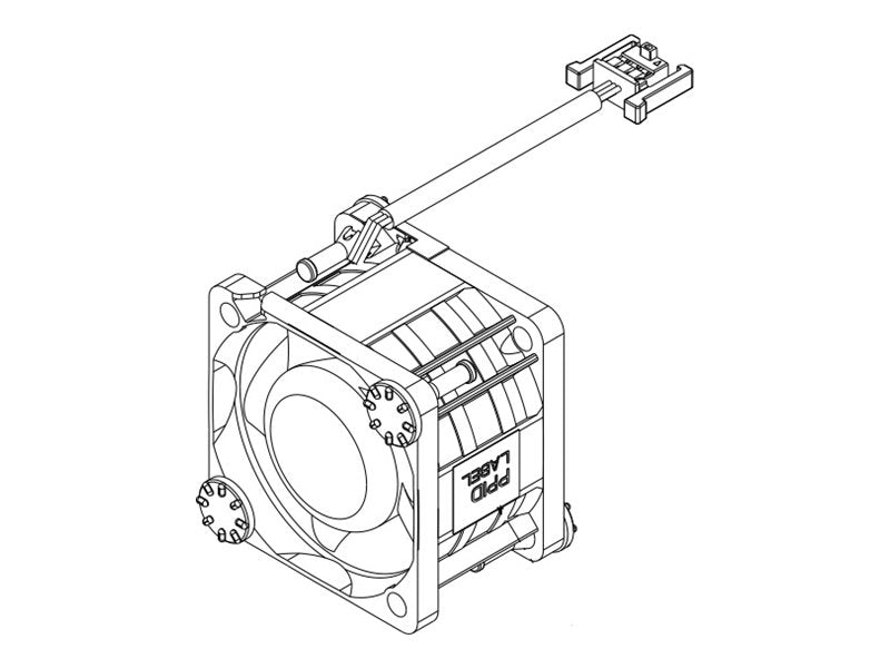 DELL Additional FAN für 8,89cm 3,5Zoll Chassis CK - Vorderansicht