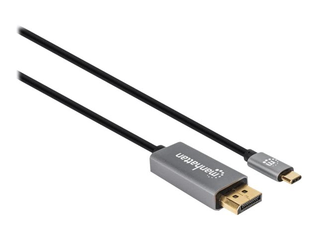 MANHATTAN 8K60Hz USB-C auf DisplayPort 1.4 Kabel Vorderansicht