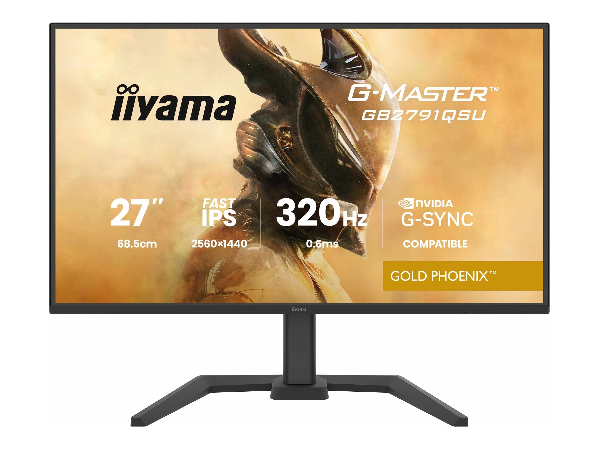 IIYAMA GB2791QSU-B1 G-Master Gold Phoenix Monitor Seitenansicht