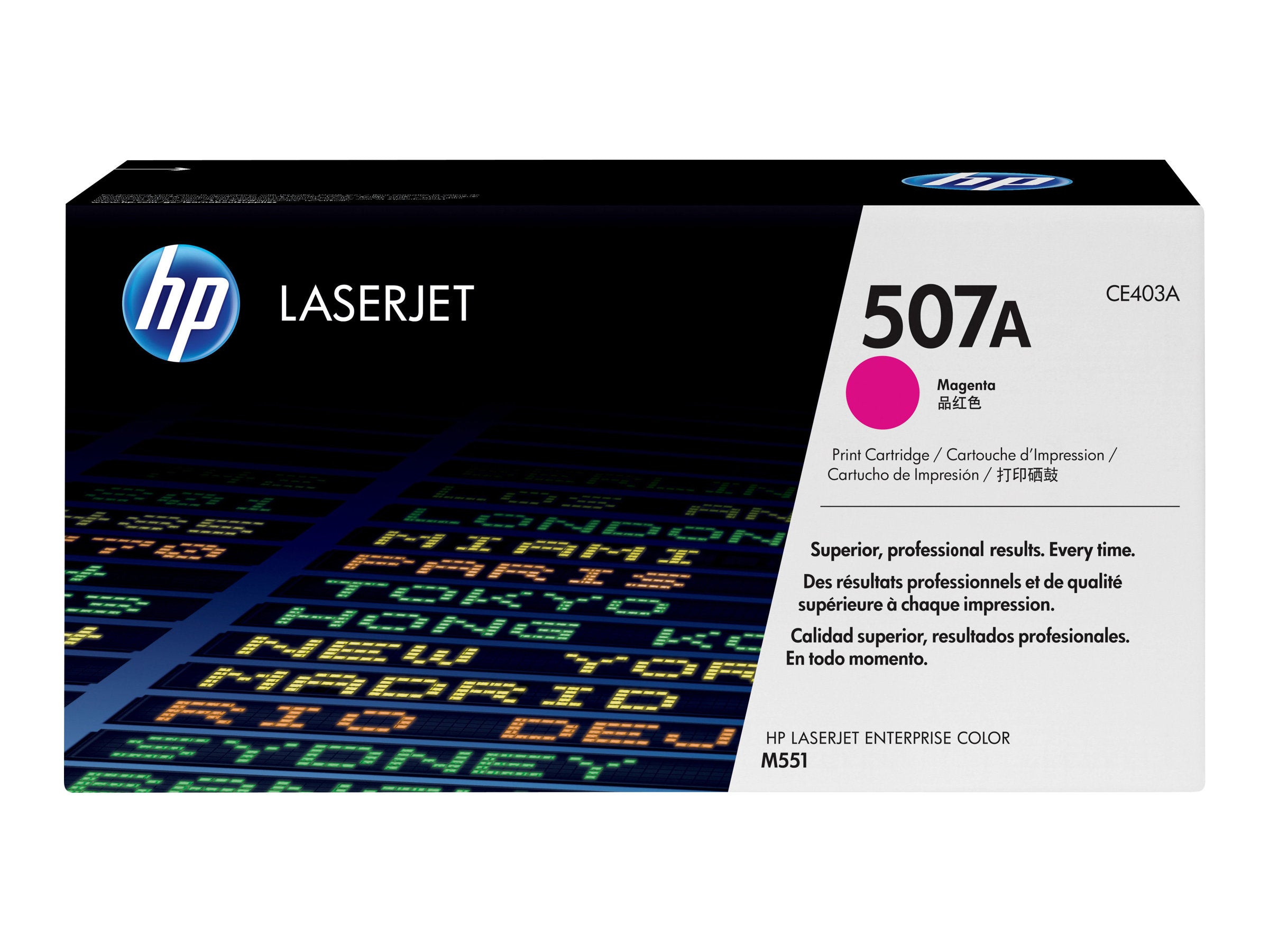 HP 507A Tonerpatrone CE403A magenta Detailansicht