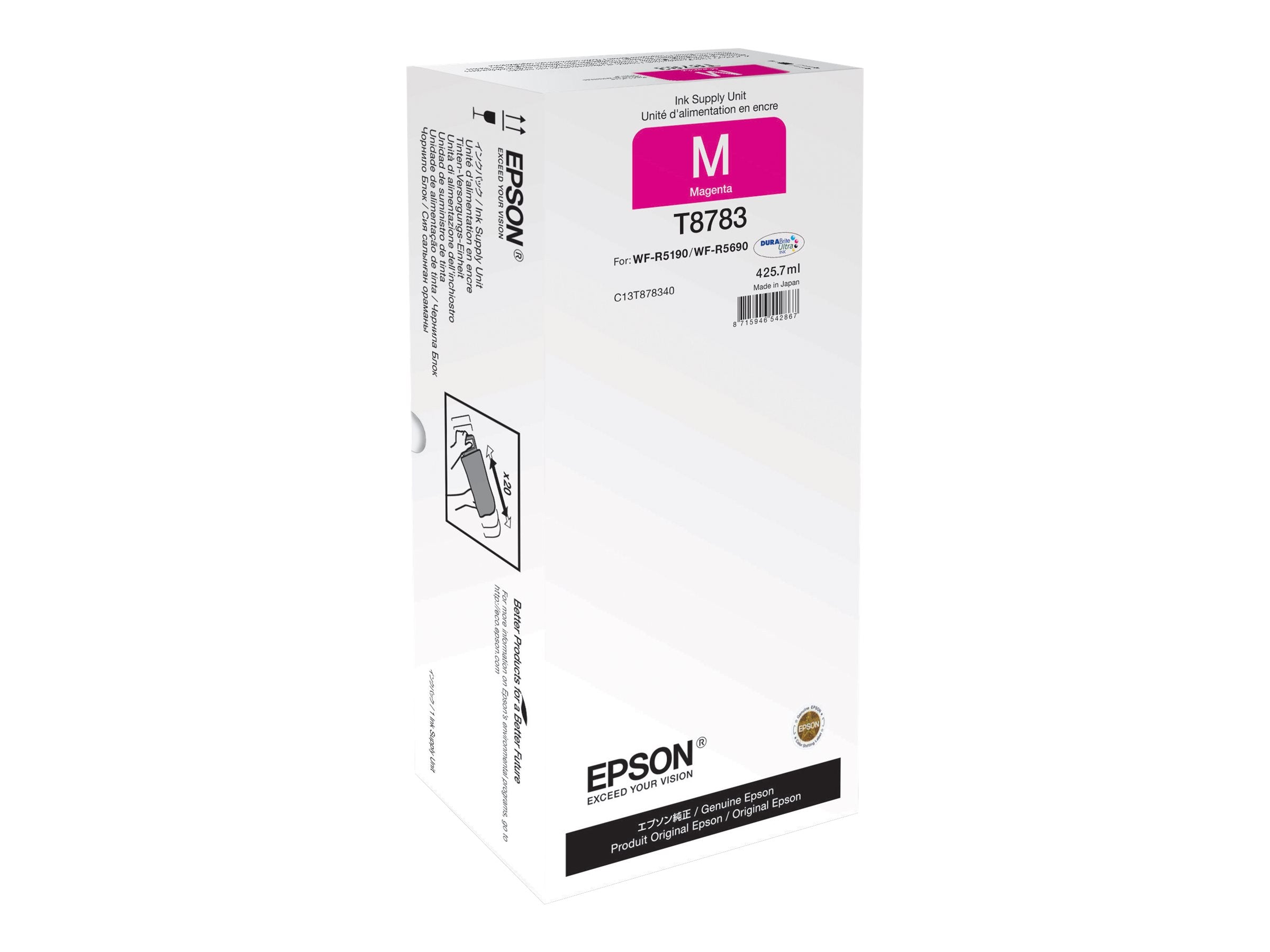 EPSON WorkForce Pro WF-R5xxx series Magenta XXL Ink Supply Unit Verpackung
