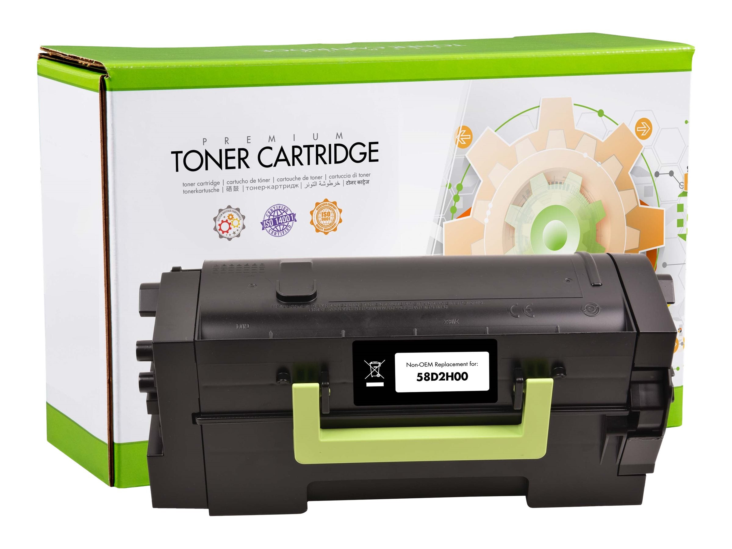 STATIC CONTROL Tonerpatrone Lexmark 58D2H00 Vorderansicht