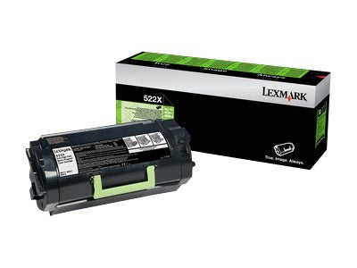 LEXMARK 520XA Toner schwarz Vorderansicht