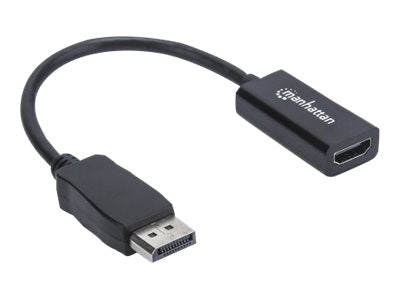 MANHATTAN passiver DisplayPort auf HDMI Adapter Anschlussansicht