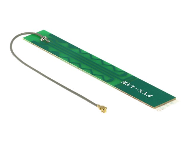 DELOCK LTE Antenne I-PEX Inc. MHF I Stecker 2 - 3 dBi 1.13 10cm PCB intern Klebemontage