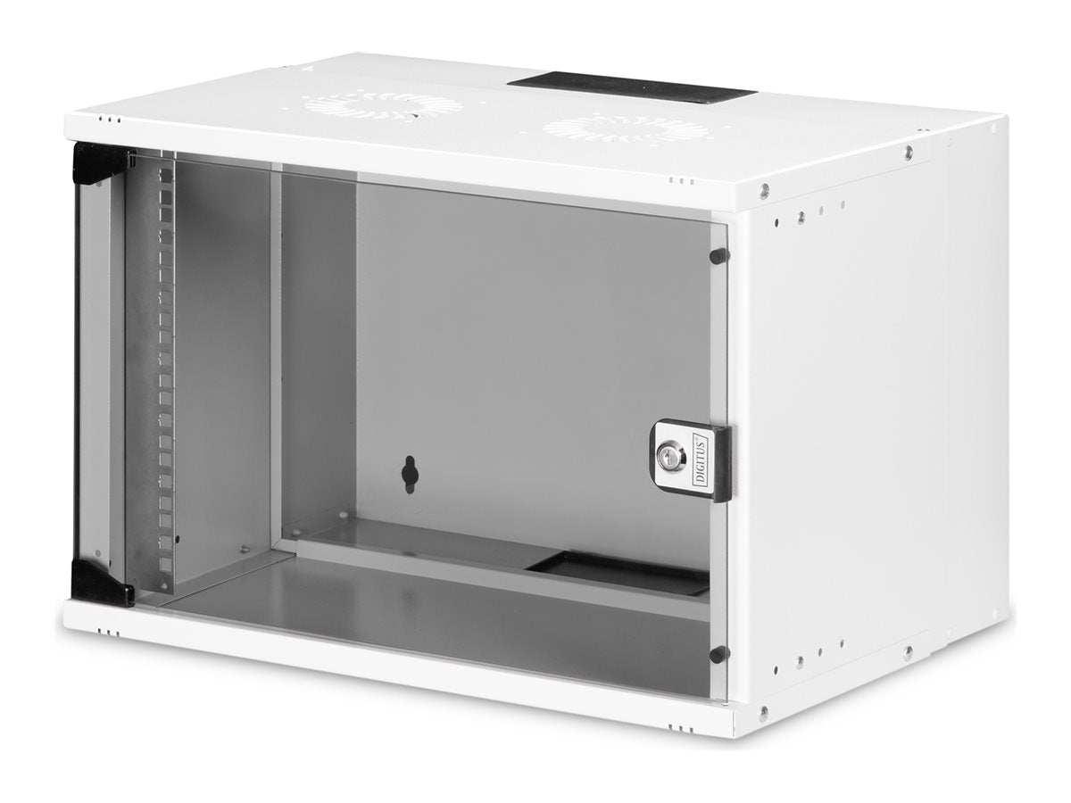DIGITUS 48,26cm 19Zoll 7U Wandmontageschrank Vorderansicht