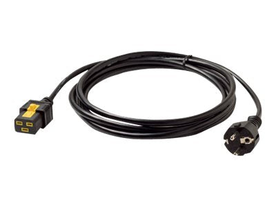 APC Power cable IEC 60320 C19 to power CEE 7/7m AC 240V 16 A 3m Black - Verpackung